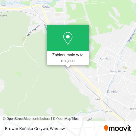 Mapa Browar Końska Grzywa