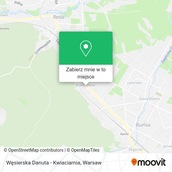 Mapa Węsierska Danuta - Kwiaciarnia