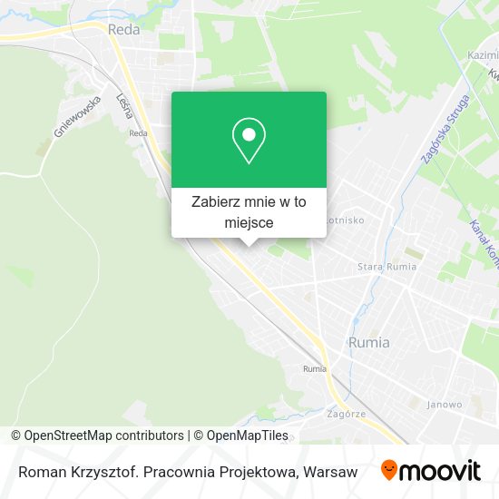 Mapa Roman Krzysztof. Pracownia Projektowa