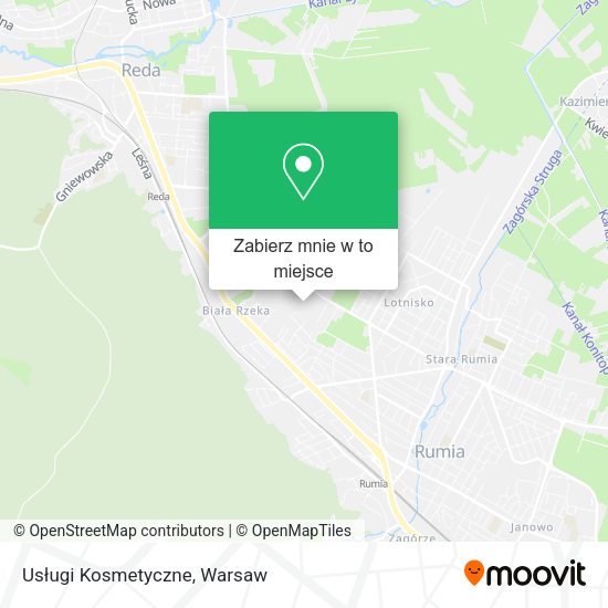 Mapa Usługi Kosmetyczne