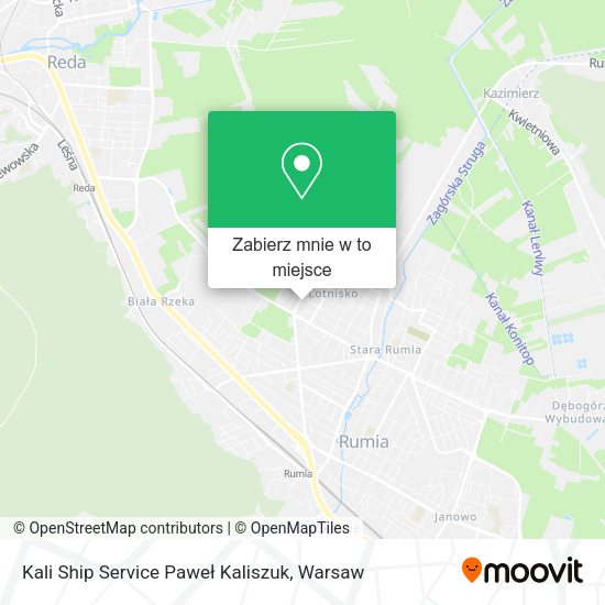 Mapa Kali Ship Service Paweł Kaliszuk