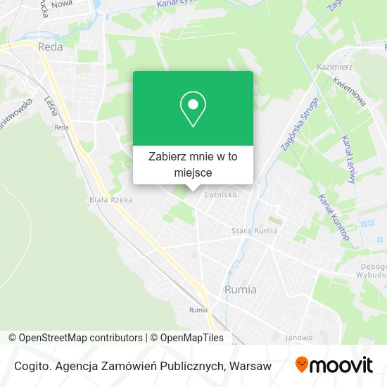 Mapa Cogito. Agencja Zamówień Publicznych