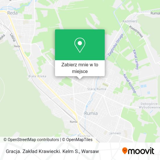 Mapa Gracja. Zakład Krawiecki. Kelm S.