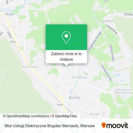 Mapa Bbe Usługi Elektryczne Bogdan Bernacki