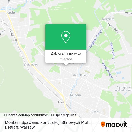 Mapa Montaż i Spawanie Konstrukcji Stalowych Piotr Dettlaff