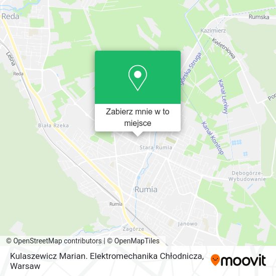 Mapa Kulaszewicz Marian. Elektromechanika Chłodnicza