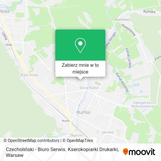 Mapa Czecholiński - Biuro Serwis. Kserokopiarki Drukarki