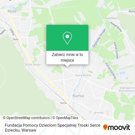 Mapa Fundacja Pomocy Dzieciom Specjalnej Troski Serce Dziecku