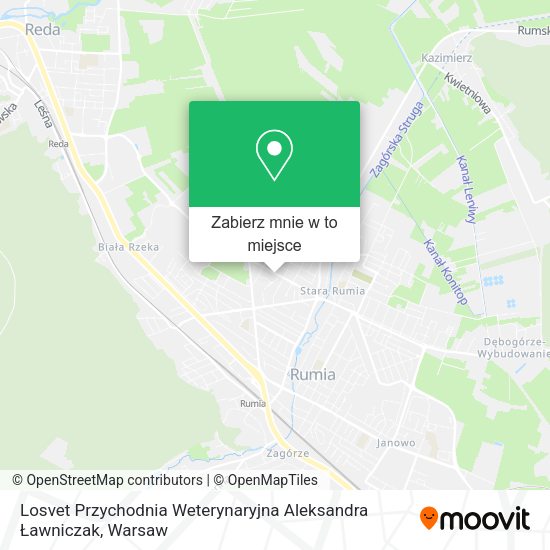 Mapa Losvet Przychodnia Weterynaryjna Aleksandra Ławniczak