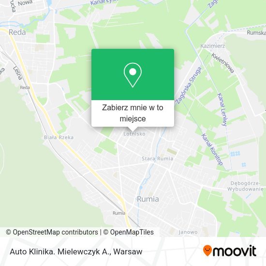 Mapa Auto Klinika. Mielewczyk A.