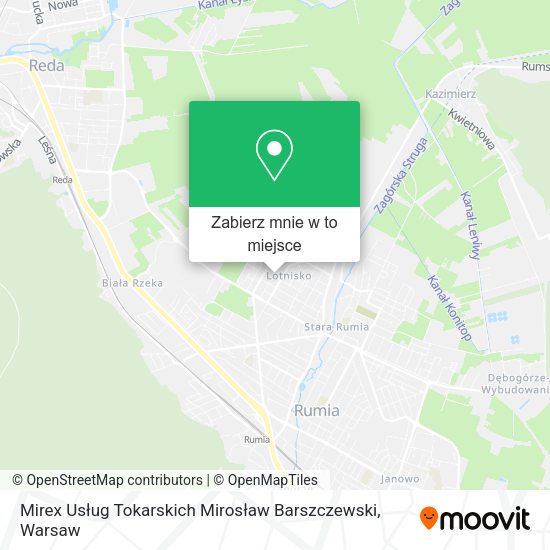 Mapa Mirex Usług Tokarskich Mirosław Barszczewski