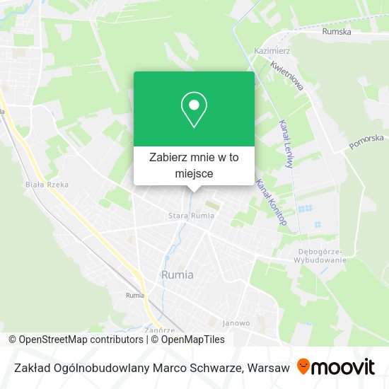 Mapa Zakład Ogólnobudowlany Marco Schwarze