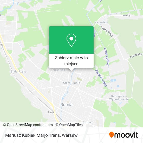 Mapa Mariusz Kubiak Marjo Trans