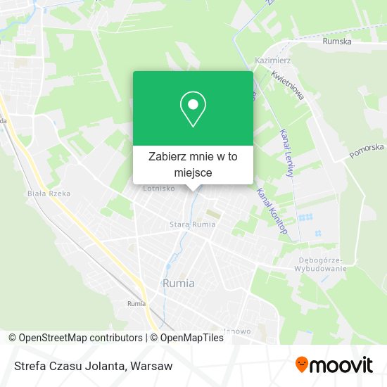 Mapa Strefa Czasu Jolanta