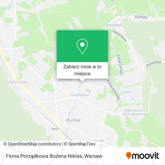 Mapa Firma Porządkowa Bożena Niklas