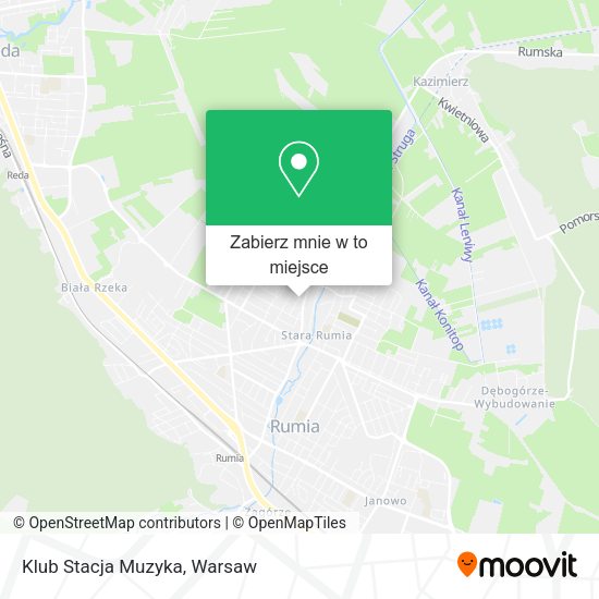 Mapa Klub Stacja Muzyka