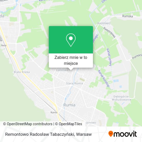 Mapa Remontowo Radosław Tabaczyński