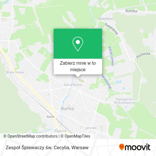 Mapa Zespół Śpiewaczy św. Cecylia