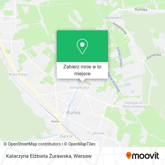 Mapa Katarzyna Elżbieta Żurawska