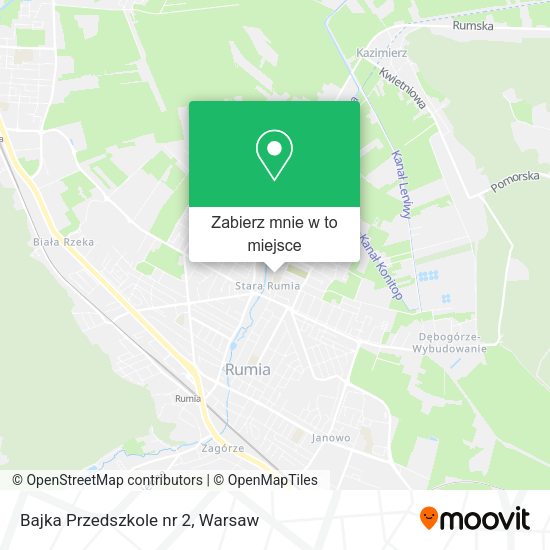 Mapa Bajka Przedszkole nr 2