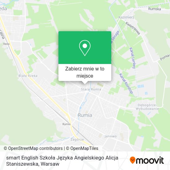 Mapa smart English Szkoła Języka Angielskiego Alicja Staniszewska