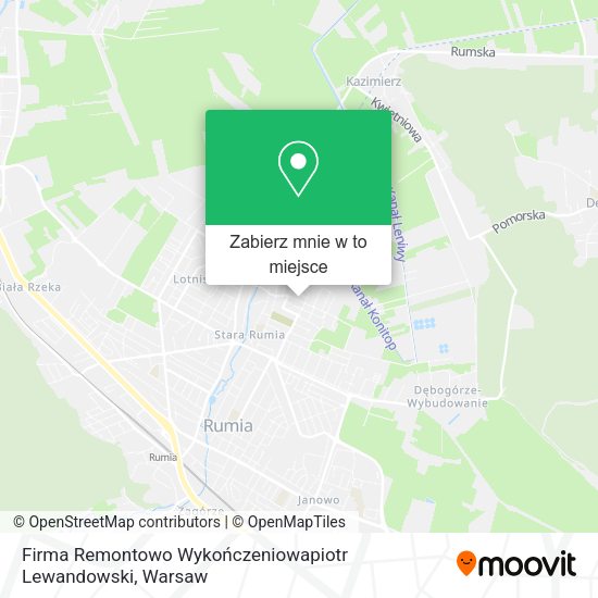 Mapa Firma Remontowo Wykończeniowapiotr Lewandowski