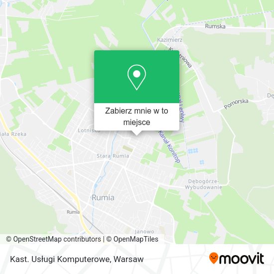 Mapa Kast. Usługi Komputerowe