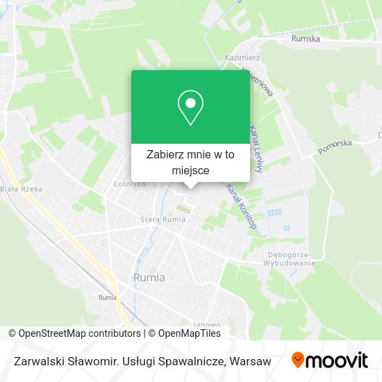 Mapa Zarwalski Sławomir. Usługi Spawalnicze