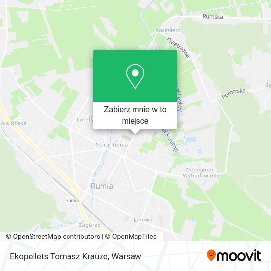 Mapa Ekopellets Tomasz Krauze