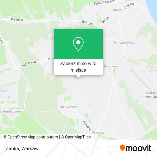 Mapa Zabka