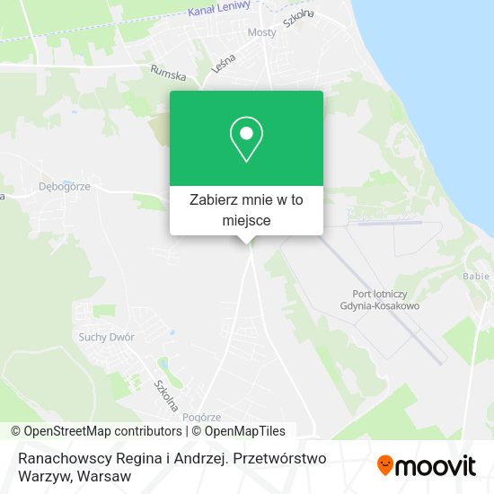 Mapa Ranachowscy Regina i Andrzej. Przetwórstwo Warzyw