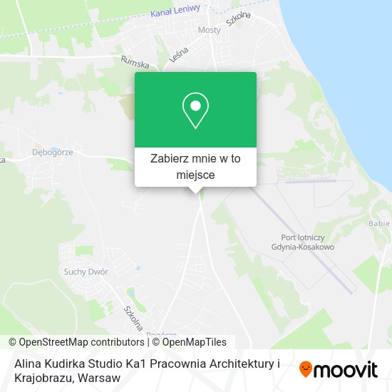 Mapa Alina Kudirka Studio Ka1 Pracownia Architektury i Krajobrazu