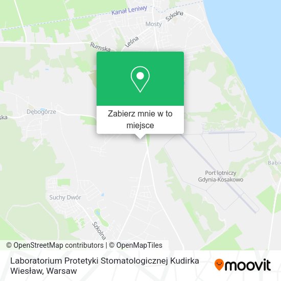 Mapa Laboratorium Protetyki Stomatologicznej Kudirka Wiesław