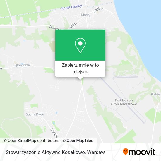 Mapa Stowarzyszenie Aktywne Kosakowo