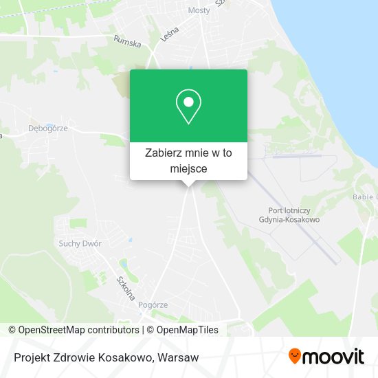 Mapa Projekt Zdrowie Kosakowo