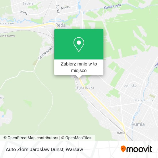 Mapa Auto Złom Jarosław Dunst