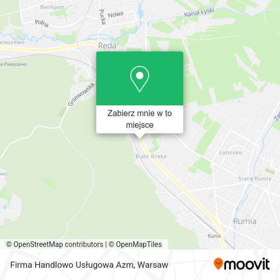 Mapa Firma Handlowo Usługowa Azm