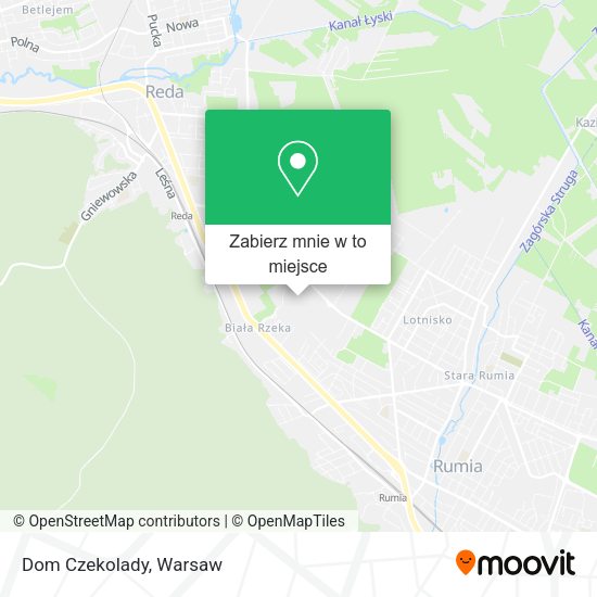 Mapa Dom Czekolady