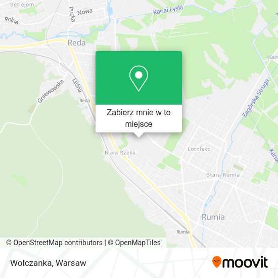 Mapa Wolczanka