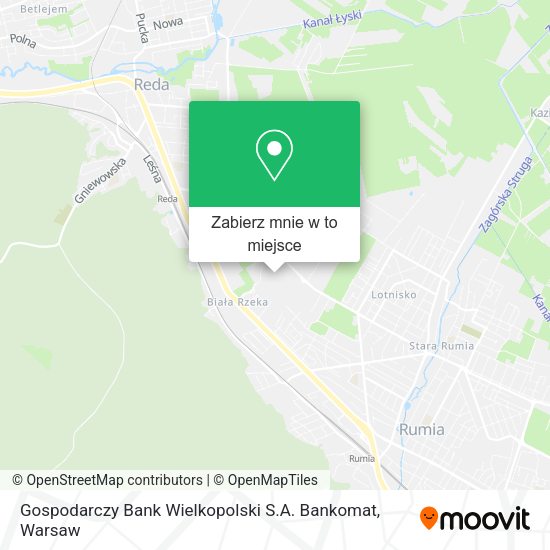 Mapa Gospodarczy Bank Wielkopolski S.A. Bankomat