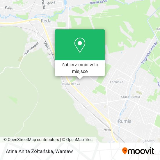 Mapa Atina Anita Żółtańska