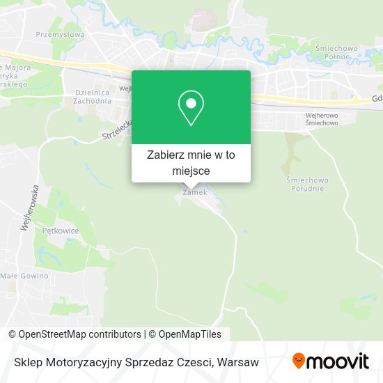 Mapa Sklep Motoryzacyjny Sprzedaz Czesci