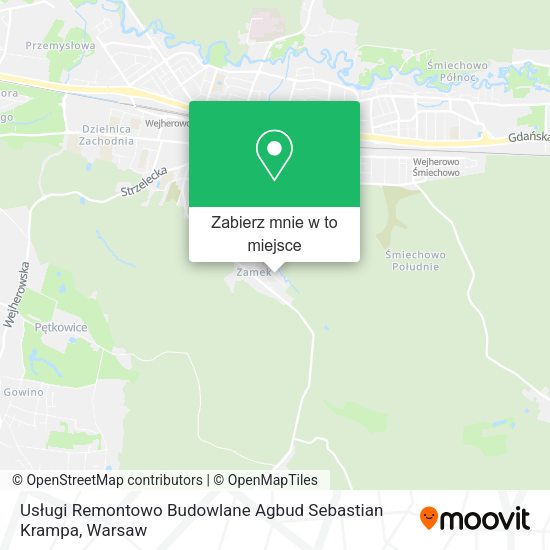 Mapa Usługi Remontowo Budowlane Agbud Sebastian Krampa