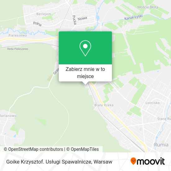 Mapa Goike Krzysztof. Usługi Spawalnicze