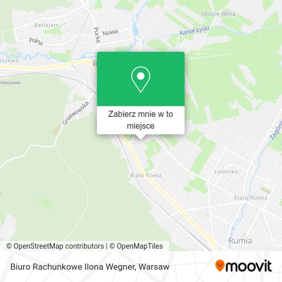 Mapa Biuro Rachunkowe Ilona Wegner