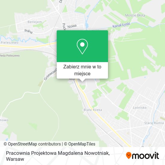 Mapa Pracownia Projektowa Magdalena Nowotniak