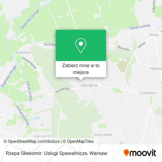 Mapa Rzepa Sławomir. Usługi Spawalnicze