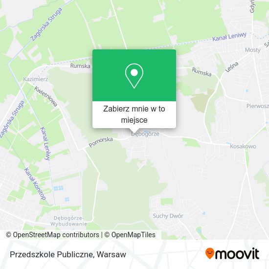 Mapa Przedszkole Publiczne