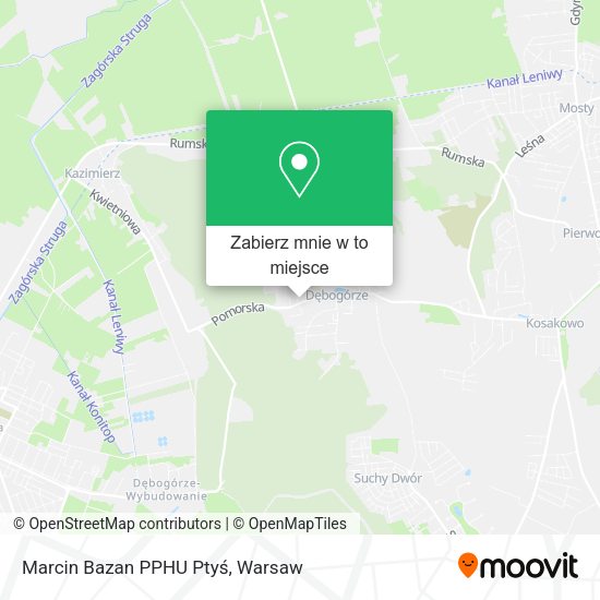 Mapa Marcin Bazan PPHU Ptyś