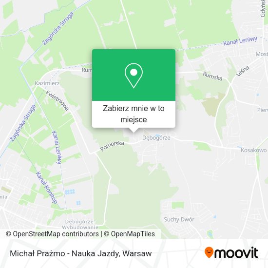 Mapa Michał Prażmo - Nauka Jazdy